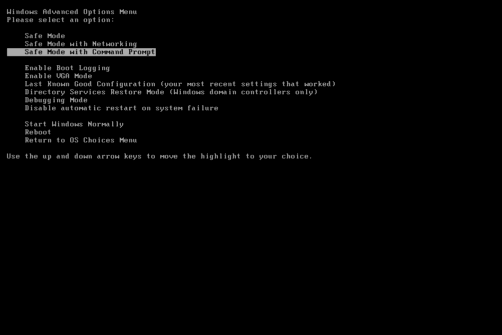 safe mode with networking Windows XP needs to be activated