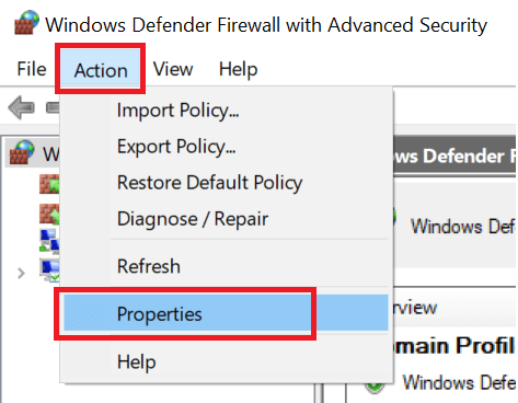 Action - Properties