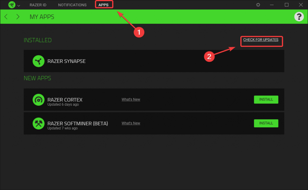 razer chroma check for updates razer chroma doesn't work