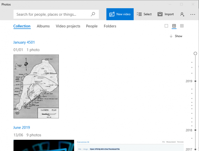 Photos app microsoft.photos.exe high memory usage