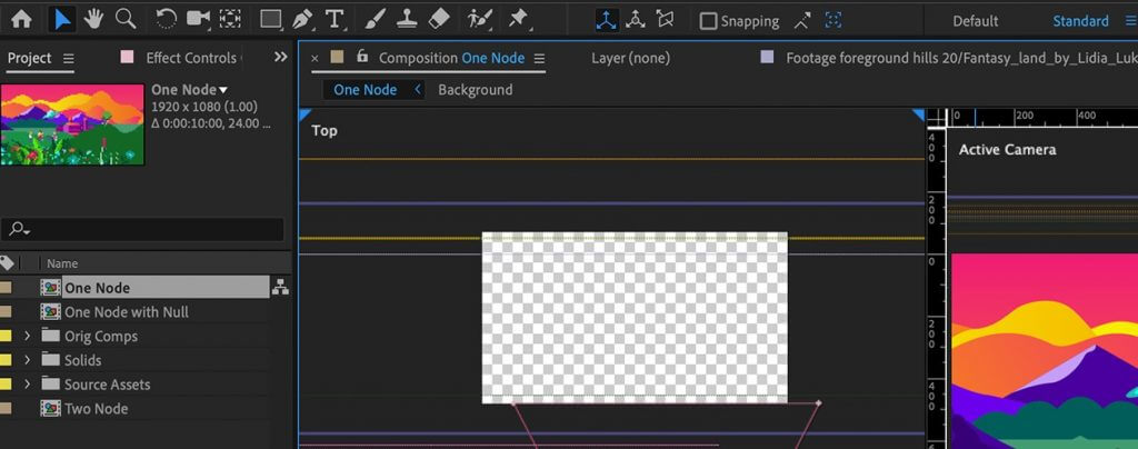 Adobe After Effects software