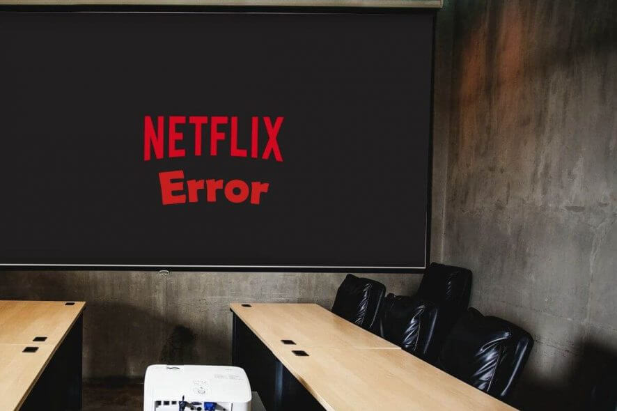 troubleshoot Netflix won't play on Projector