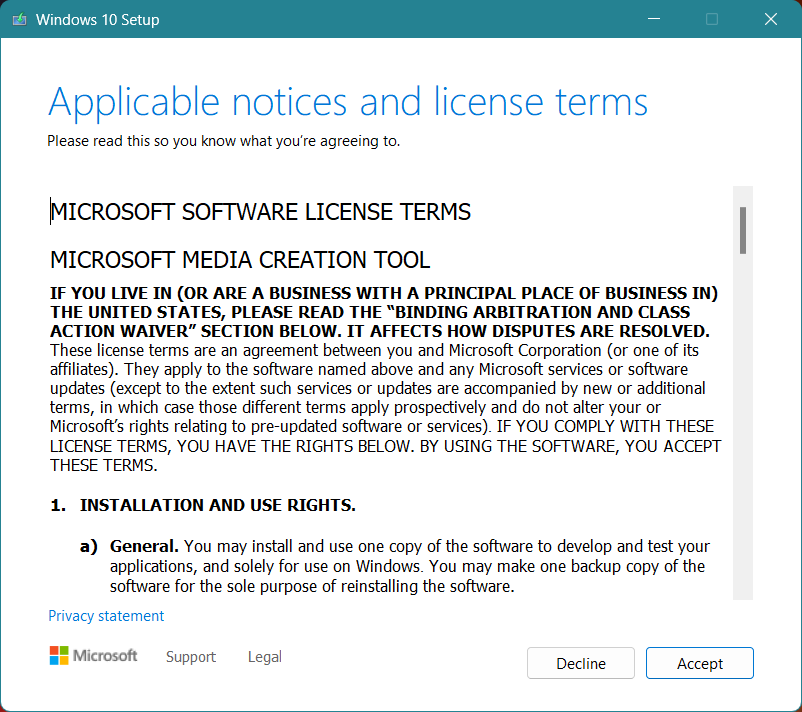 media-creation-tool-not-enough-space