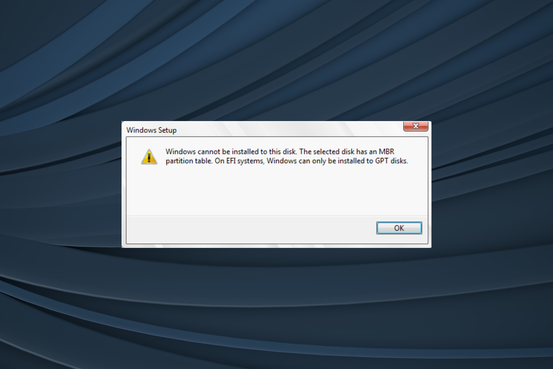 windows can only be installed to gpt disks windows 11
