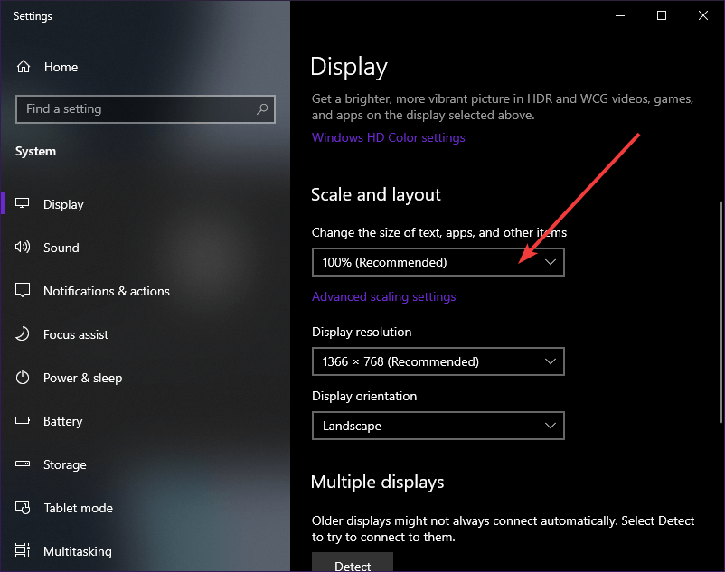Epivc games adjust display settings