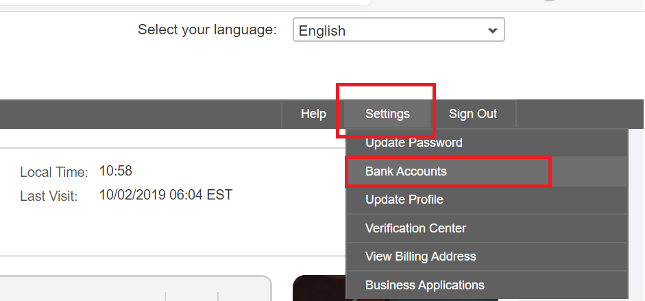 Delete payoneer account