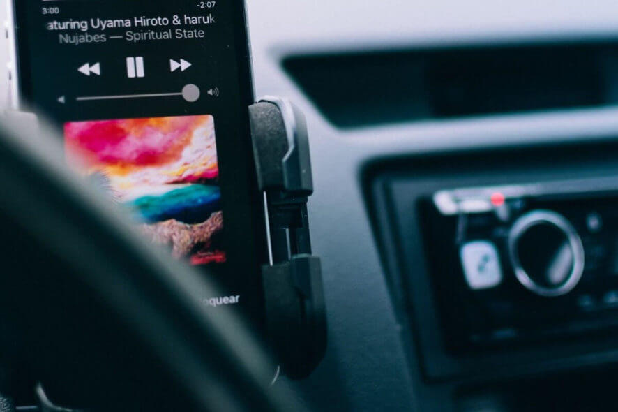 Black friday car speakers - phone in car with stereo