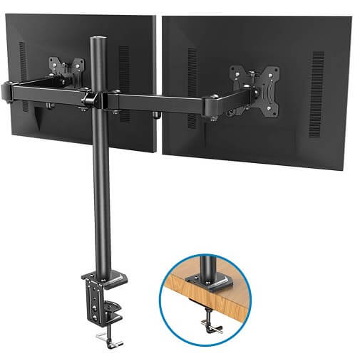 dual curved monitor gaming arm