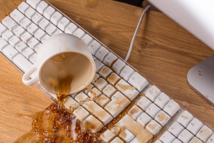 spill resistant keyboards