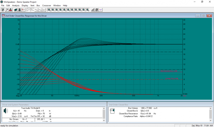The main window of WinSpeakerz