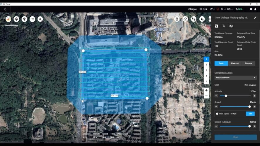 DJI TERRA drone mapping