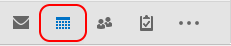 outlook click calendar
