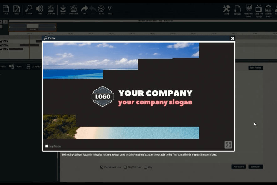 Explaindio preview