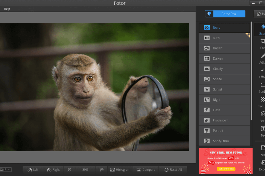 Fotor photo editor