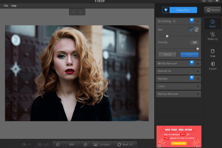 Fotor touch up