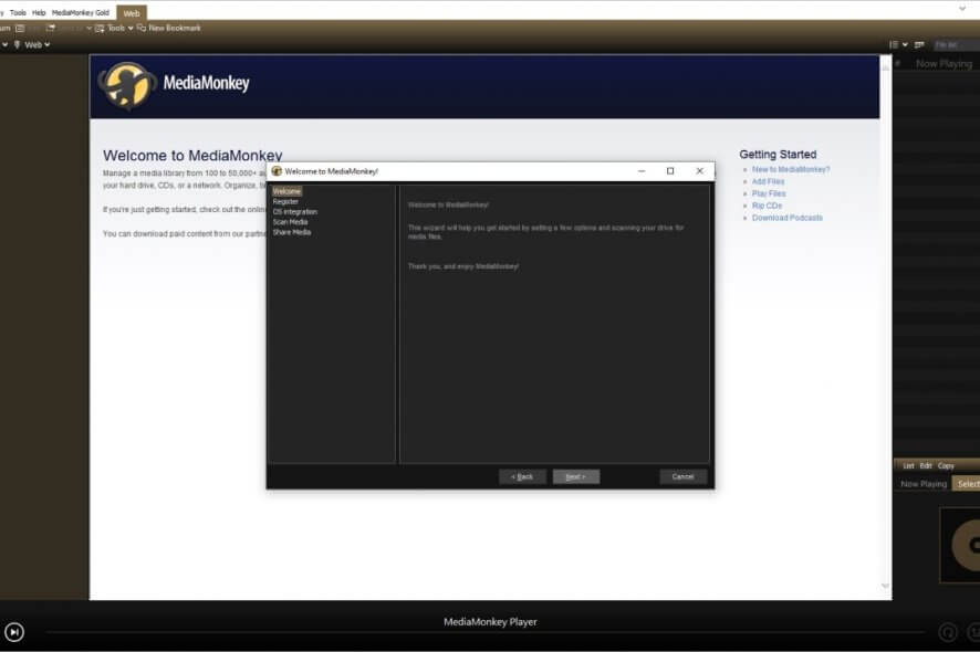 MediaMonkey register prompt