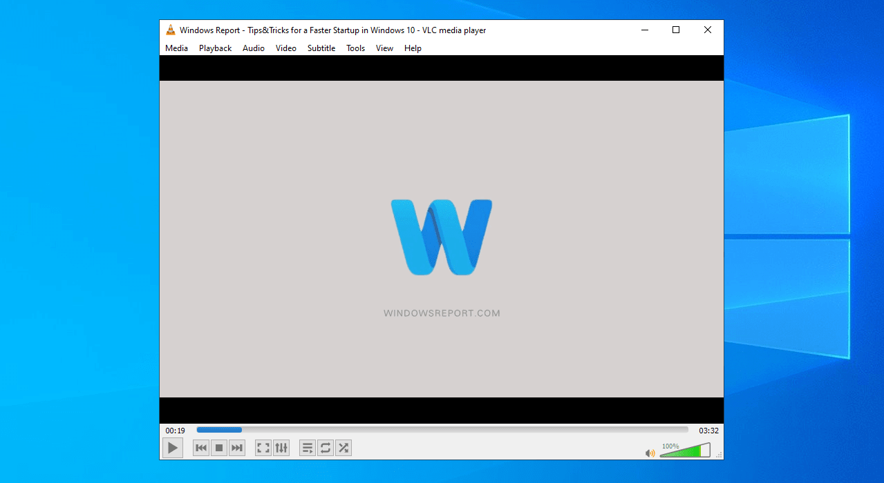 VLC Media Player main window