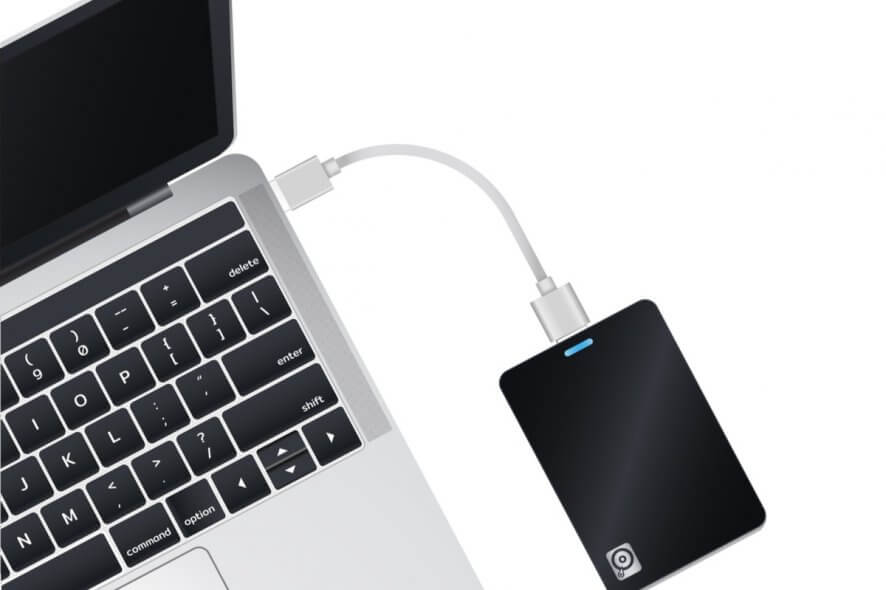 macbook not connecting to external hard drive