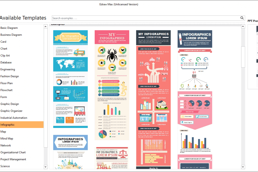 Edraw Max templates