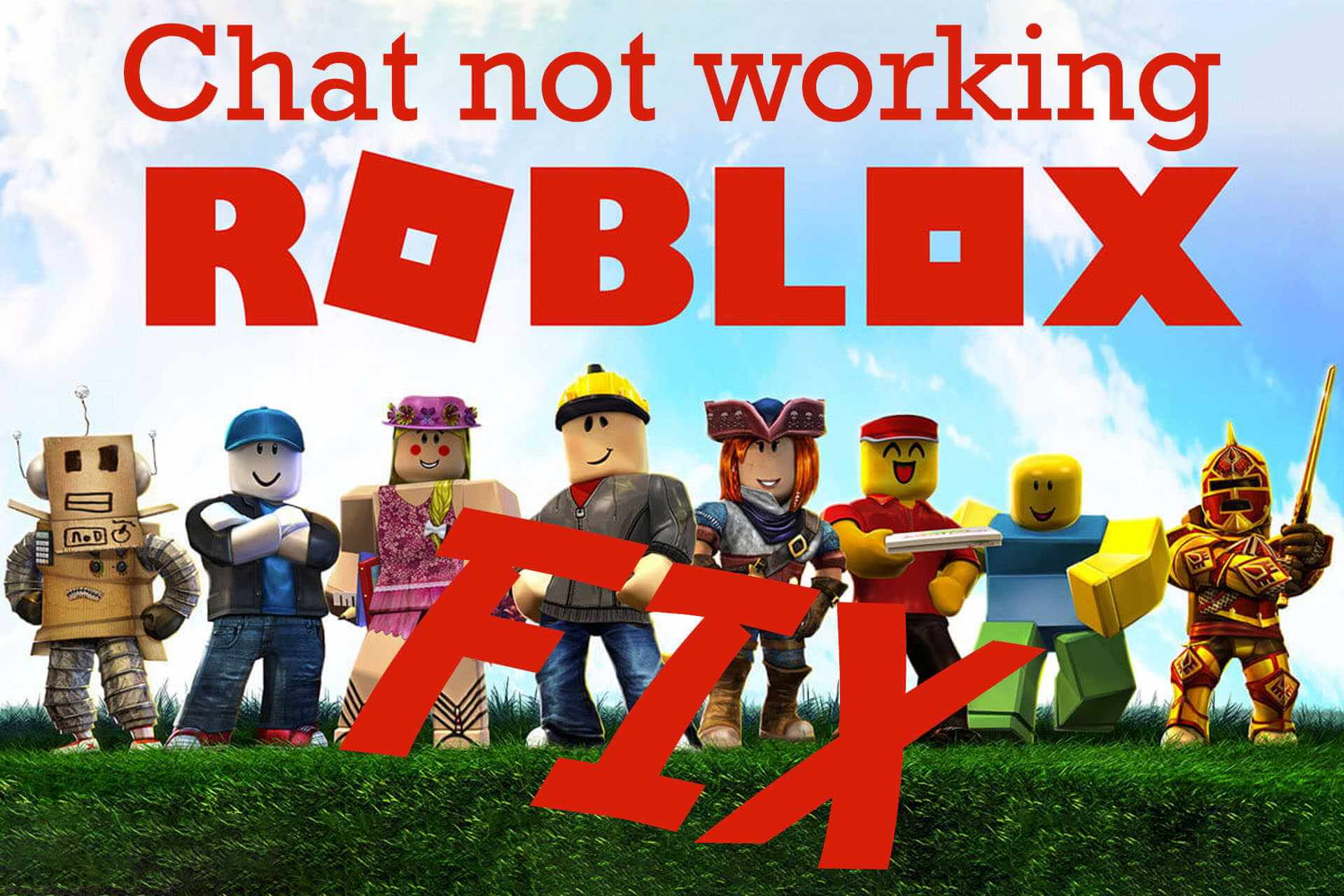 fix chat in roblox