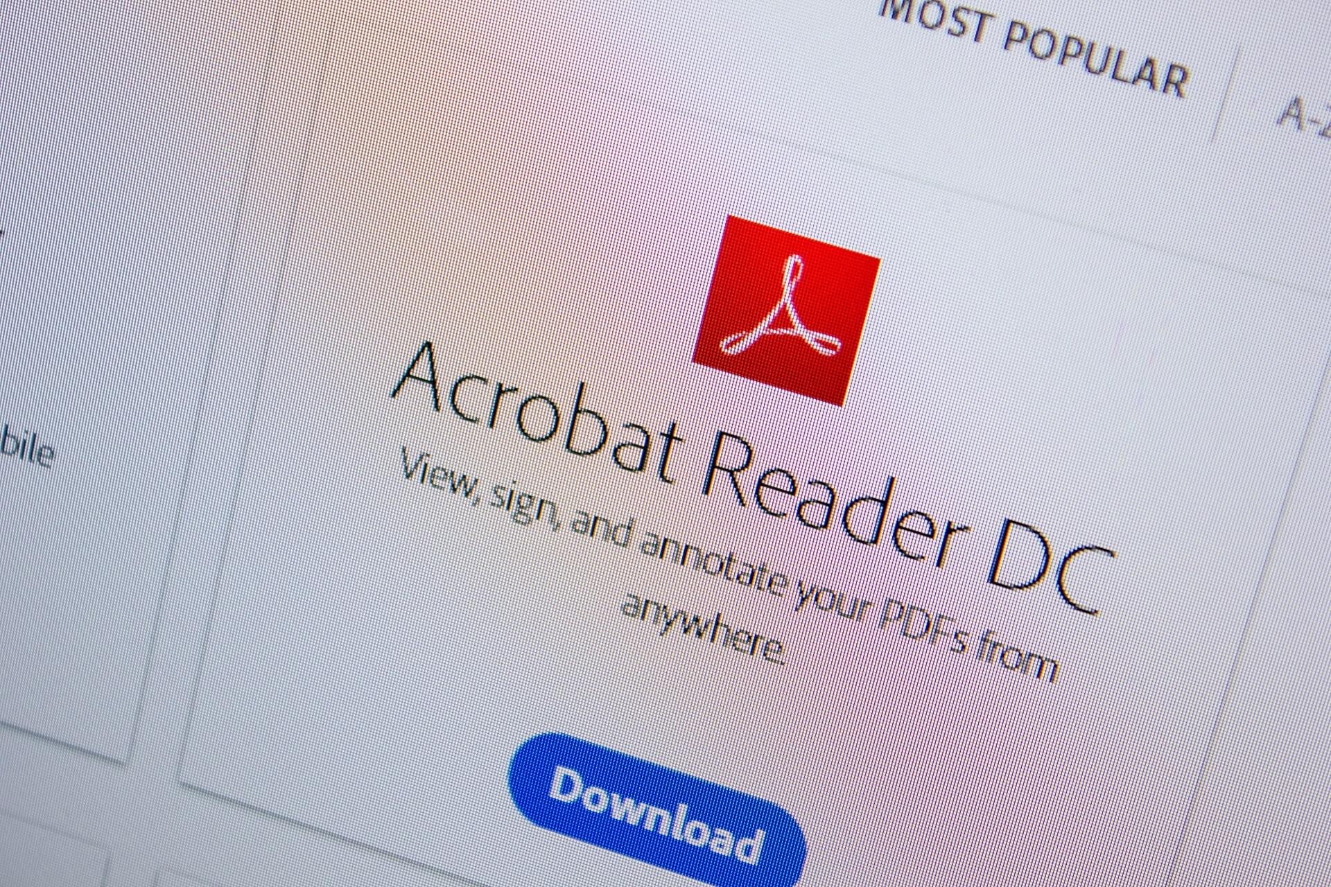 aacrobat print document failed