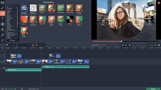 try out Movavi Video Editor