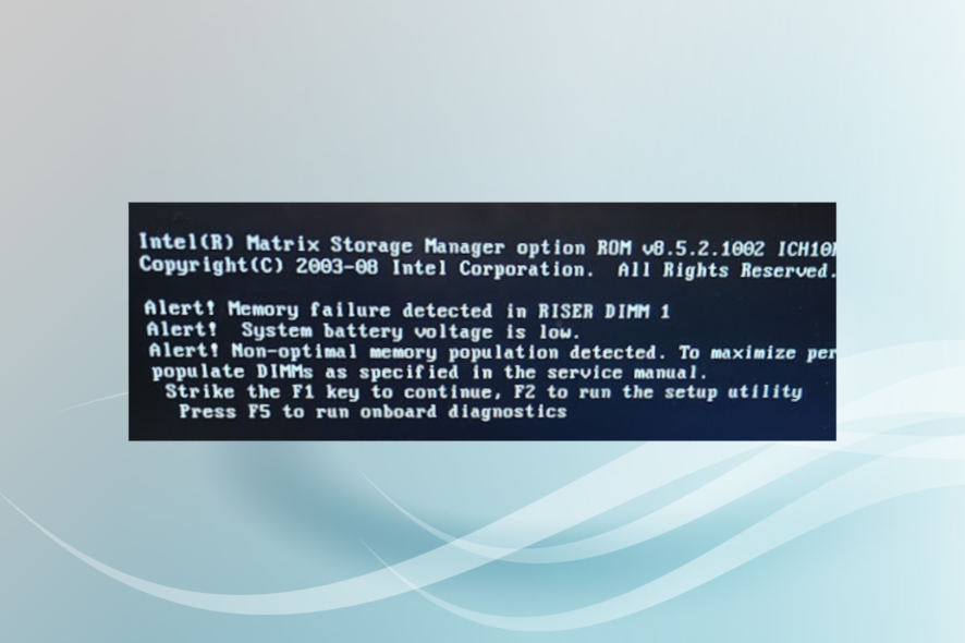 fix system battery voltage is low error in Windows