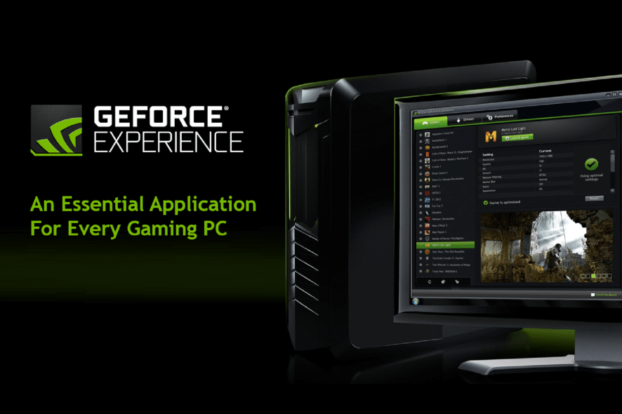 fix GeForce Experience doesn't find games