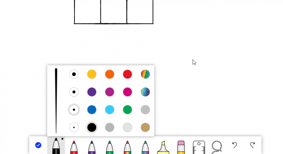 how to use the inking tools