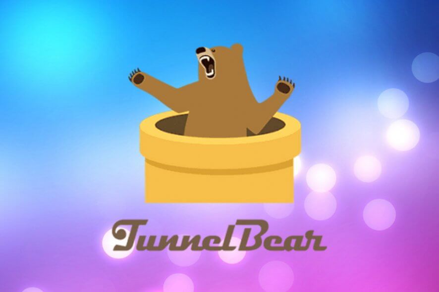 TunnelBear VPN install issues