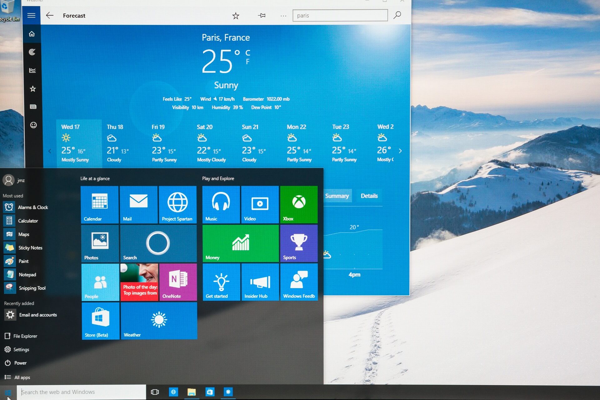 Windows insider build 19628