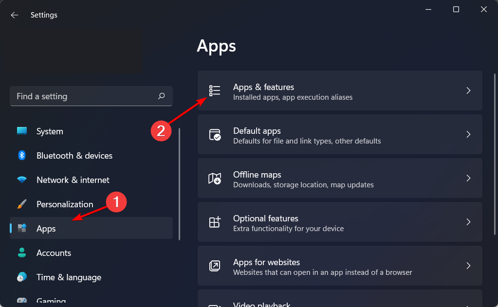 apps-features where is the chrome menu button