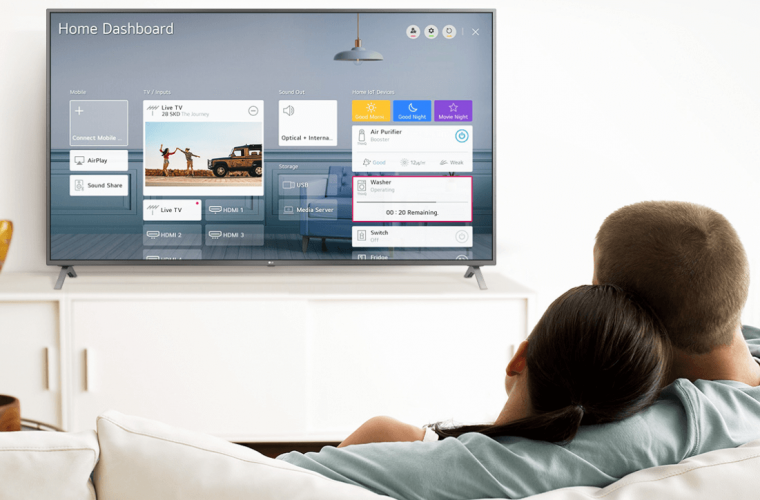 clear cache lg tv