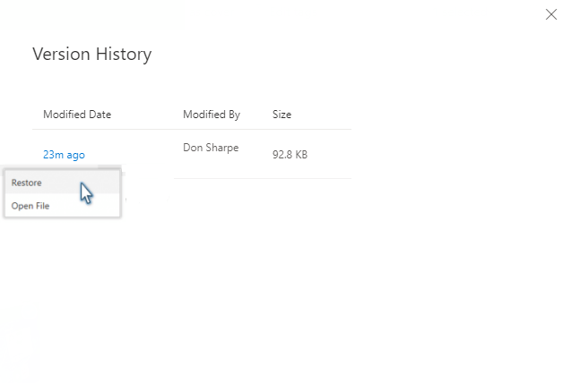Recover the file outlook