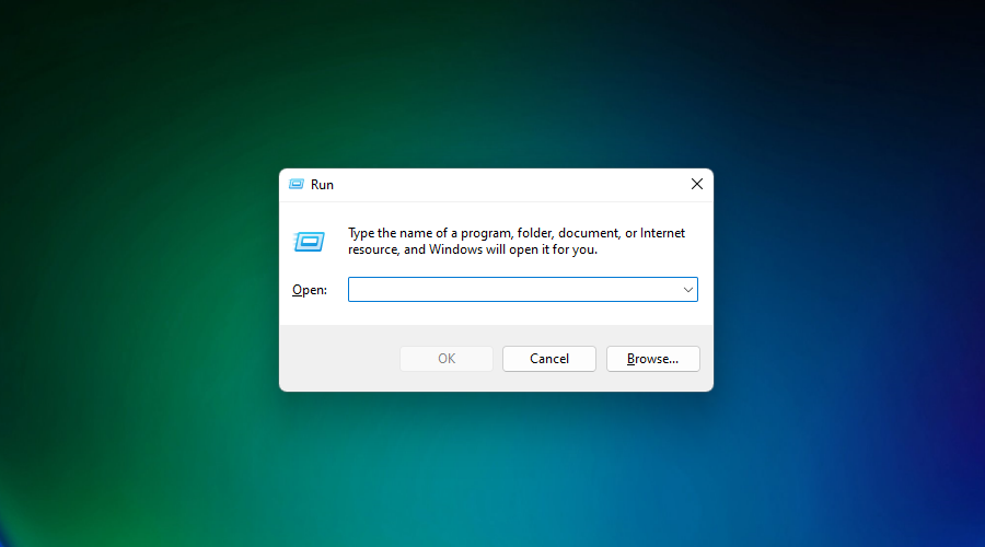 run dialog w10