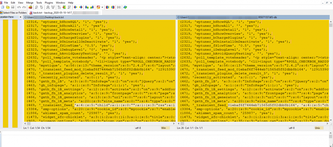 winmerge to compare folders