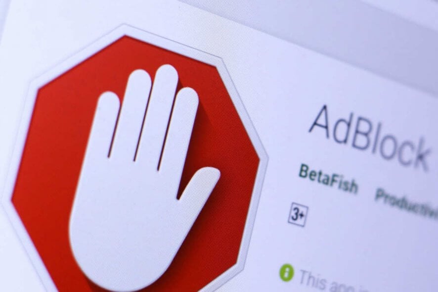 Adblock Edge incompatibility