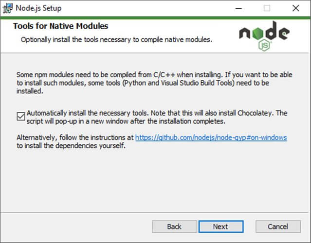Node.js native module tools