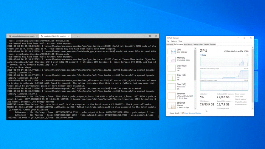 Windows 10 21H1 WSL and GPU
