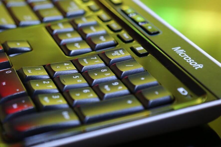 keyboard typing wrong characters