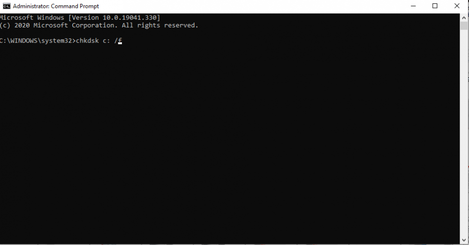 repair samsung ssd migration with chkdsk command