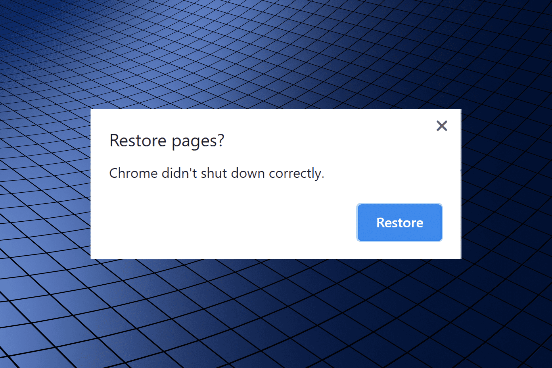 Fix chrome didn't shut down correctly