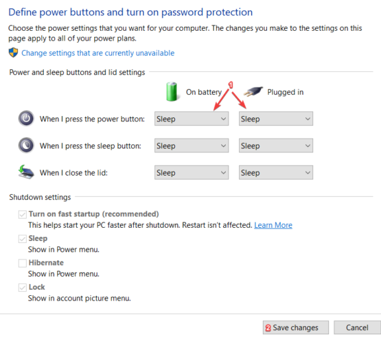 power-buttons-drop-down-menus