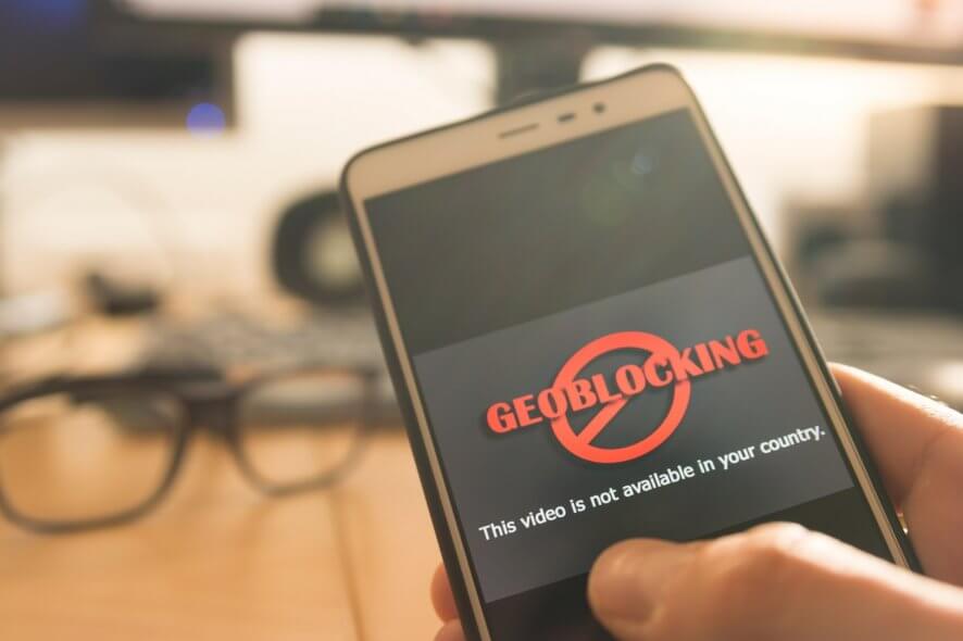 Can't watch geoblocked live streaming on YouTube