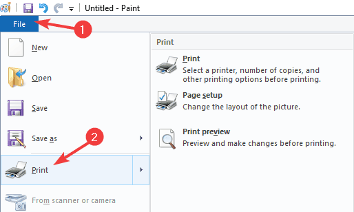 paint print file