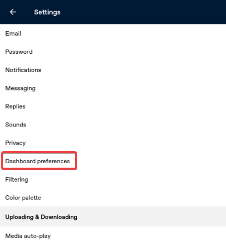select-dashboard-preferences