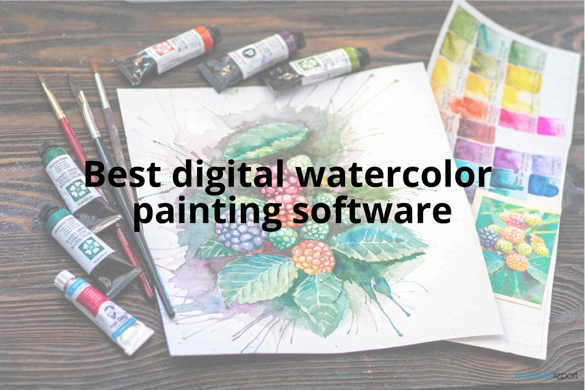 What are the best digital watercolor painting software