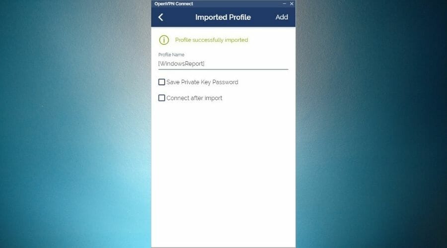 OpenVPN add profile name