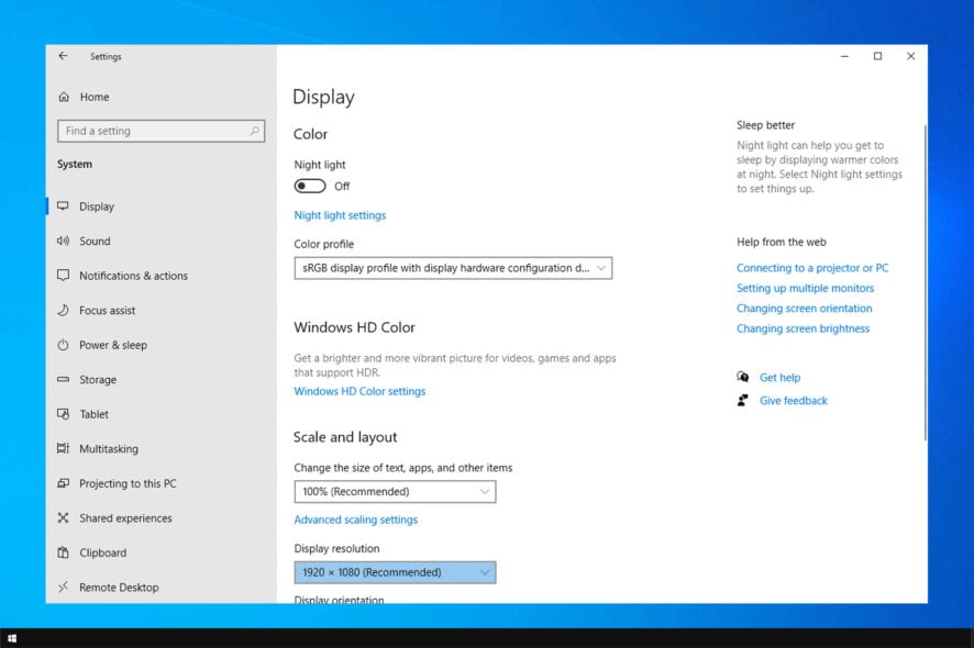 windows update display issues