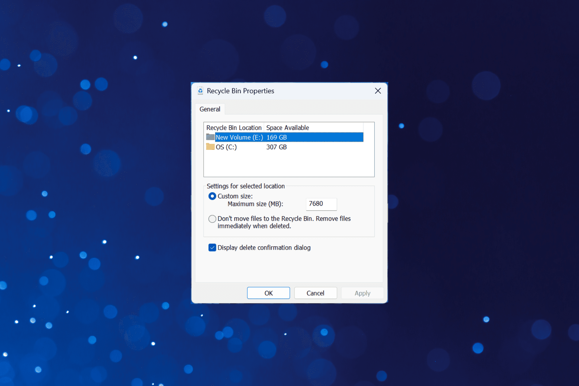 fix deleted files not going to recycle bin in windows 10